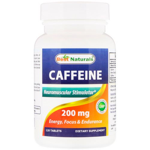 Best Naturals, Caffeine, 200 mg, 120 Tablets Review