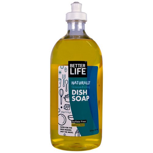 Better Life, Dish Soap, Lemon Mint, 22 fl oz (651 ml) Review