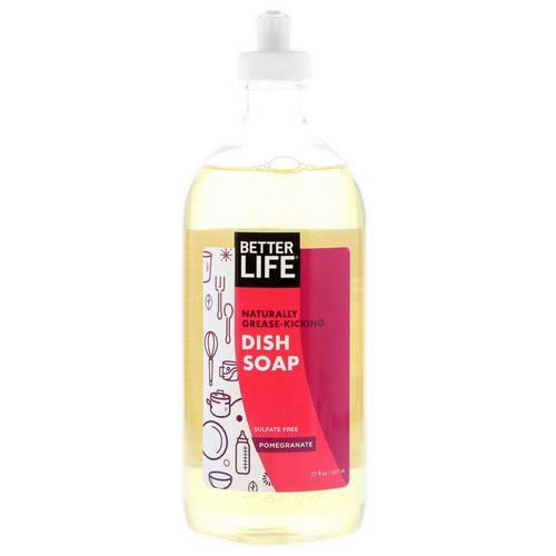 Better Life, Dish Soap, Pomegranate, 22 fl oz (651 ml) Review