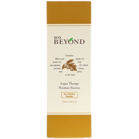 血清, 髮油: Beyond, Argan Therapy Moisture Essence, 4.39 fl oz (130 ml)