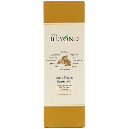 血清, 髮油: Beyond, Argan Therapy Signature Oil, 4.39 fl oz (130 ml)