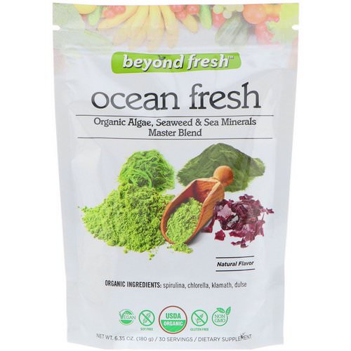 Beyond Fresh, Ocean Fresh, Organic Algae, Seaweed & Sea Minerals Master Blend, Natural Flavor, 6.35 oz (180 g) Review