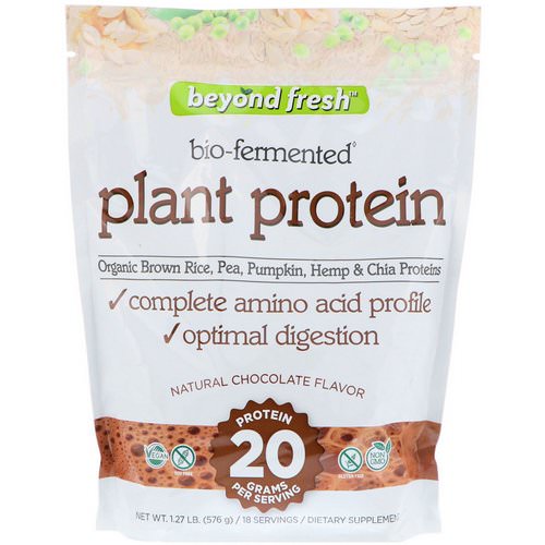 Beyond Fresh, Plant Protein, Natural Chocolate Flavor, 1.27 lb (576 g) Review