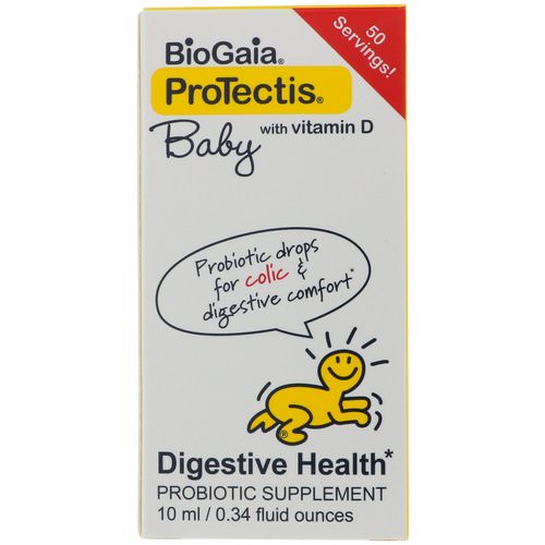 BioGaia, ProTectis, Baby, With Vitamin D, Digestive Health, Probiotic Supplement, 0.34 fl oz (10 ml) Review