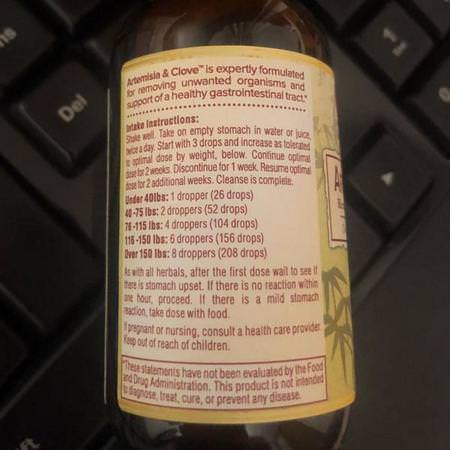 丁香, 蒿蒿: Bioray, Artemisia & Clove, 2 fl oz (59 ml)