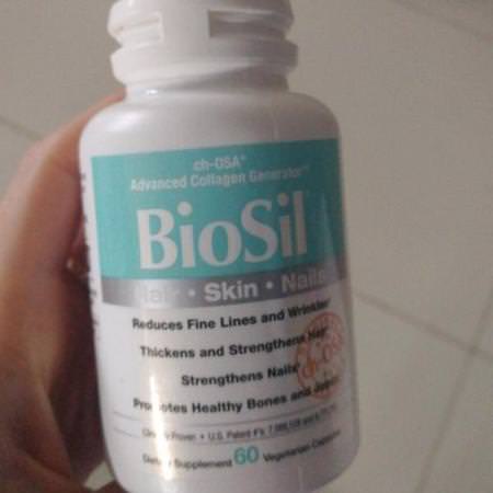 BioSil by Natural Factors Silica Hair Skin Nails Formulas