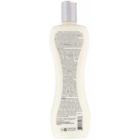 護髮素, 洗髮水: Biosilk, Silk Therapy, Conditioner, 12 fl oz (355 ml)