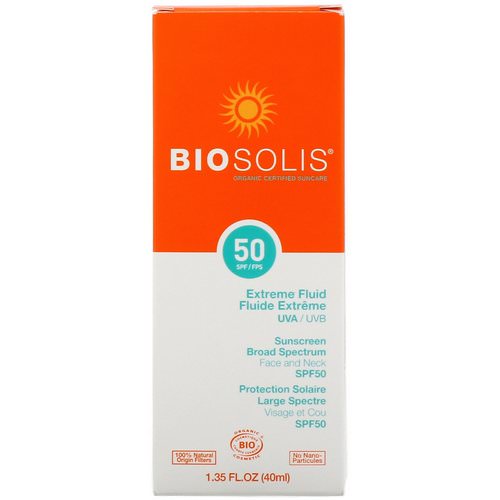 Biosolis, Extreme Fluid, Sunscreen, SPF 50, 1.35 fl. oz (40 ml) Review