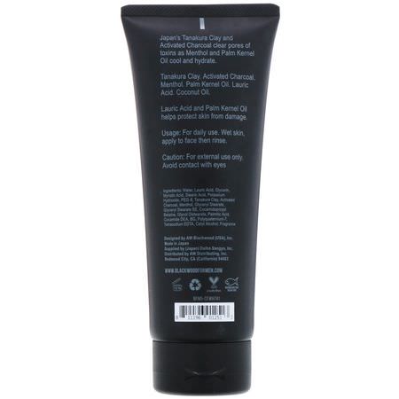清潔劑, 洗面奶: Blackwood For Men, Cooling Clay Facial Wash, For Men, 7.41 oz (210 g)