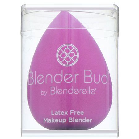 化妝海綿, 化妝刷: Blenderelle, Blender Bud, Latex Free Makeup Blender, Pink, 1 Count