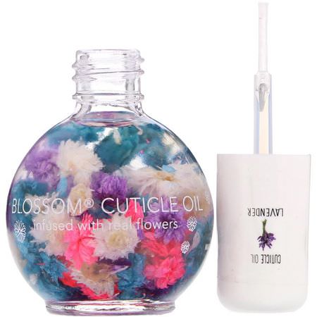 護縫, 指甲護理: Blossom, Cuticle Oil, Lavender, 0.42 fl oz (12.5 ml)