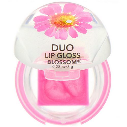 Blossom, Duo Lip Gloss, Magenta Flower, 0.28 oz (8 g) Review