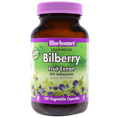 Bluebonnet Nutrition, Standardized Bilberry Fruit Extract, 120 Veggie Caps Review
