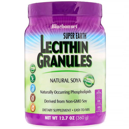 Bluebonnet Nutrition, Super Earth, Lecithin Granules, 12.7 oz (360 g) Review