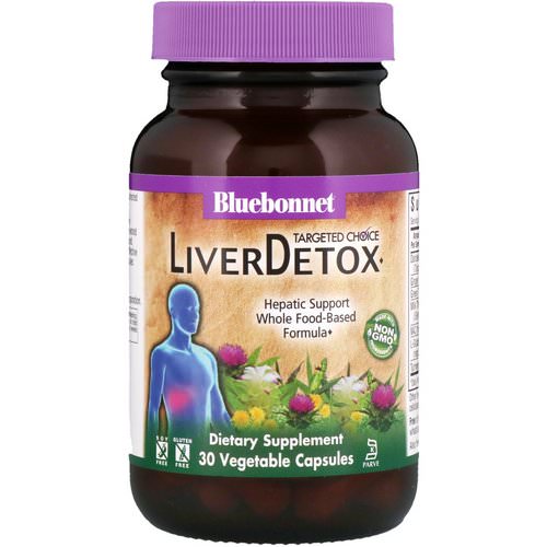 Bluebonnet Nutrition, Targeted Choice, Liver Detox, 30 Vegetable Capsules Review