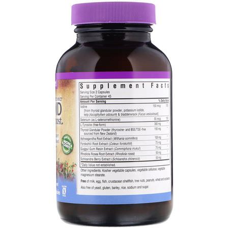 甲狀腺補充劑: Bluebonnet Nutrition, Targeted Choice, Thyroid Boost, 90 Vegetable Capsules
