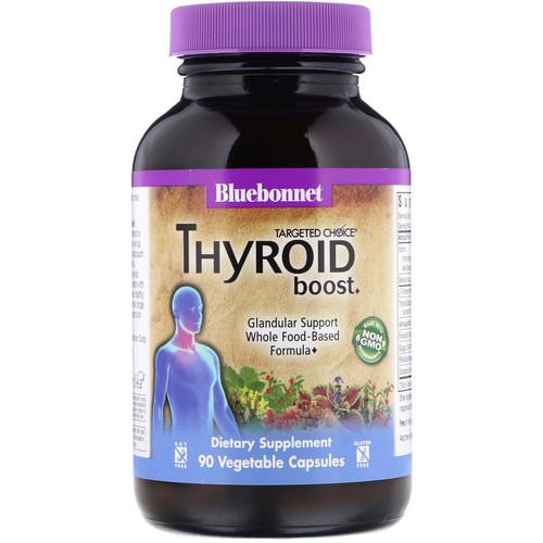 Bluebonnet Nutrition, Targeted Choice, Thyroid Boost, 90 Vegetable Capsules Review