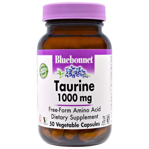 Bluebonnet Nutrition, Taurine, 1,000 mg, 50 Veggie Caps Review