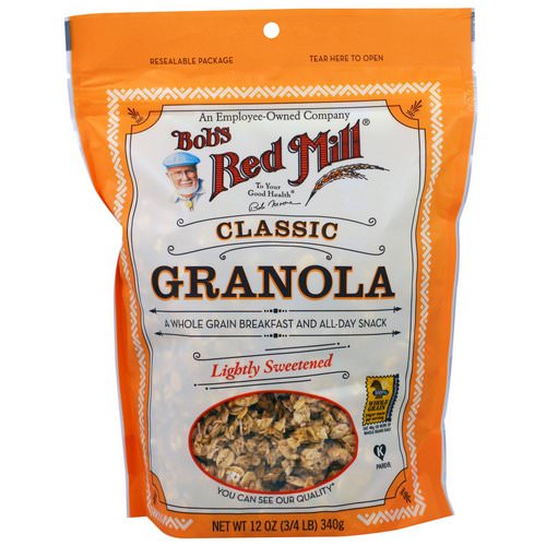 Bob's Red Mill, Classic Granola, Lightly Sweetened, 12 oz (340 g) Review