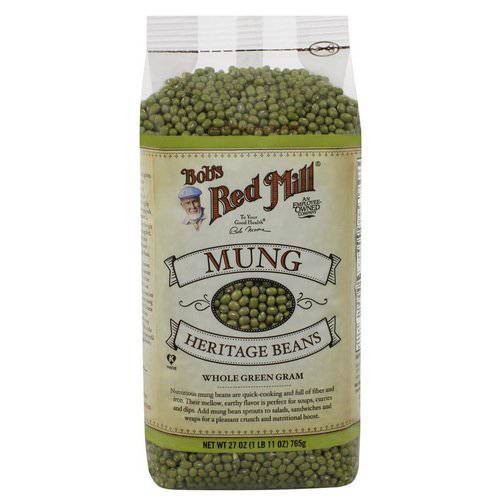 Bob's Red Mill, Mung, Heritage Beans, 1.7 lbs (765 g) Review