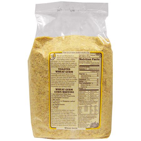 麵包, 穀物: Bob's Red Mill, Natural Raw, Wheat Germ, 2 lbs (907 g)
