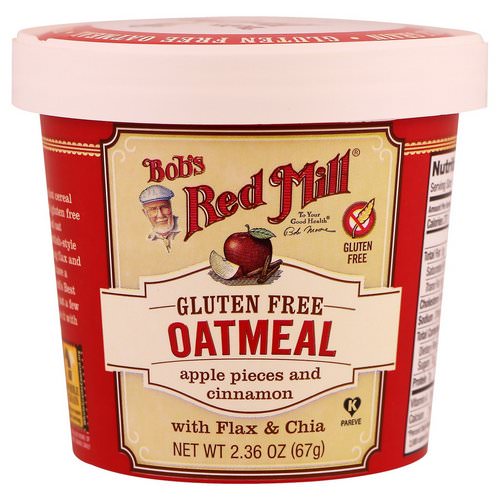 Bob's Red Mill, Oatmeal, Apple Pieces and Cinnamon, 2.36 oz (67 g) Review