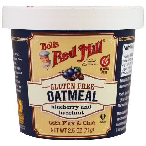 Bob's Red Mill, Oatmeal, Blueberry and Hazelnut, 2.5 oz (71 g) Review