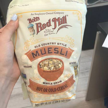 Bob's Red Mill Muesli Hot Cereals - 熱穀物, 牛奶什錦早餐, 早餐食品, 穀物