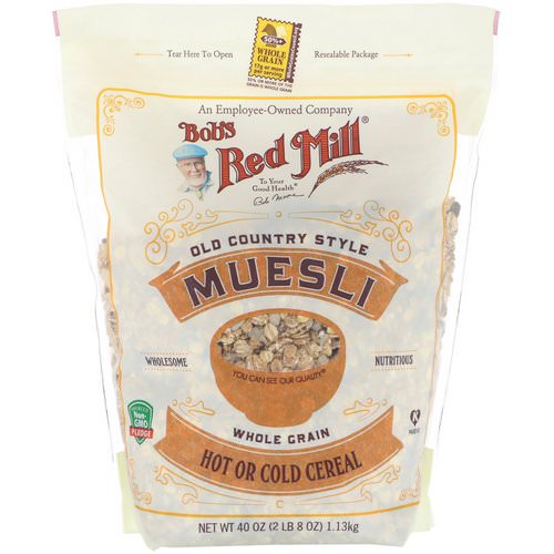 Bob's Red Mill, Old Country Style Muesli, Whole Grain, 40 oz (1.13 kg) Review