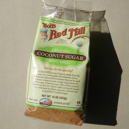 Bob's Red Mill Coconut Sugar - 椰子糖, 甜味劑, 蜂蜜