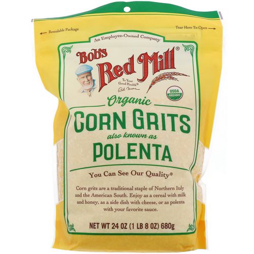Bob's Red Mill, Organic Corn Grits, Polenta, 24 oz (680 g) Review