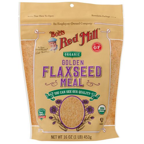 Bob's Red Mill, Organic Golden Flaxseed Meal, 16 oz (453 g) Review
