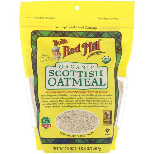 Bob's Red Mill, Organic Scottish Oatmeal, 20 oz (567 g) Review