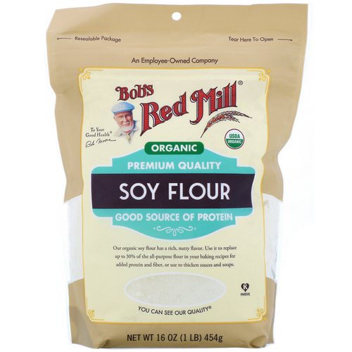 Bob's Red Mill, Organic Soy Flour, 16 oz (454 g) Review