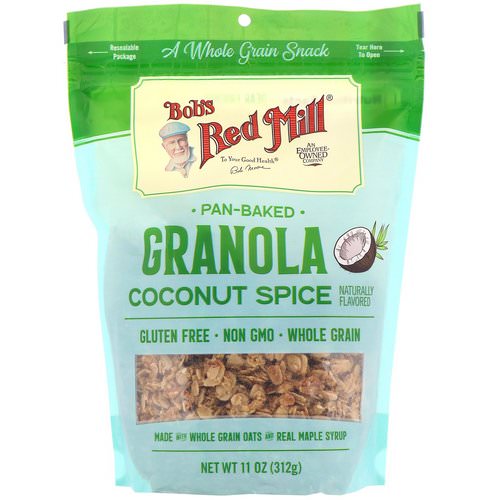 Bob's Red Mill, Pan-Baked Granola, Coconut Spice, 11 oz (312 g) Review