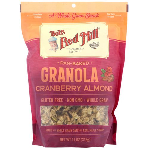 Bob's Red Mill, Pan-Baked Granola, Cranberry Almond, 11 oz (312 g) Review