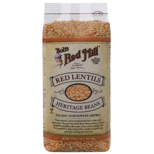 Bob's Red Mill, Red Lentils, 1.7 lbs (765 g) Review
