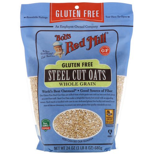 Bob's Red Mill, Steel Cut Oats, Whole Grain, Gluten Free, 24 oz (680 g) Review