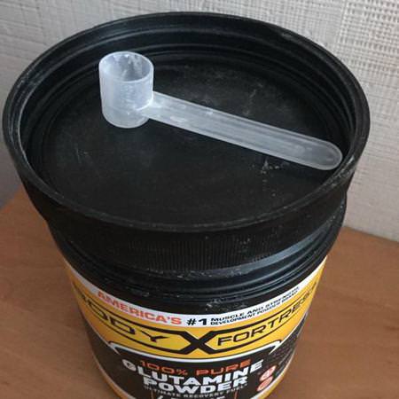 L-谷氨酰胺, 氨基酸: Body Fortress, 100% Pure Glutamine Powder, 10.6 oz (300 g)