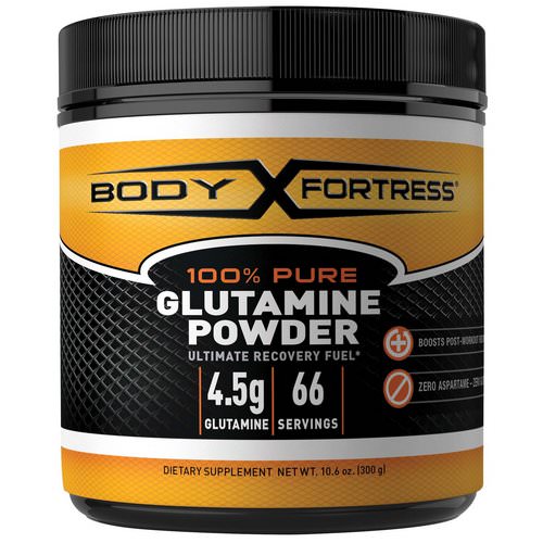 Body Fortress, 100% Pure Glutamine Powder, 10.6 oz (300 g) Review