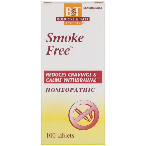 Boericke & Tafel, Smoke Free, 100 Tablets Review