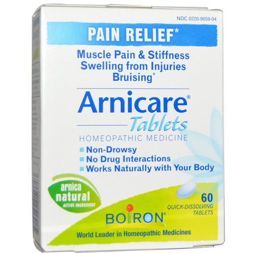 Boiron, Arnicare, Pain Relief, 60 Quick-Dissolving Tablets Review