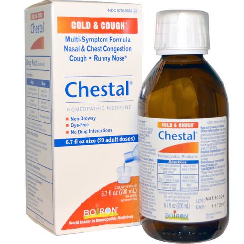 Boiron, Chestal, Cold & Cough, 6.7 fl oz (200 ml) Review