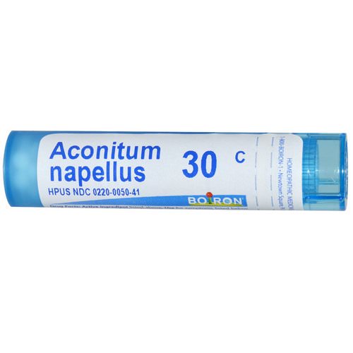Boiron, Single Remedies, Aconitum Napellus, 30C, Approx 80 Pellets Review