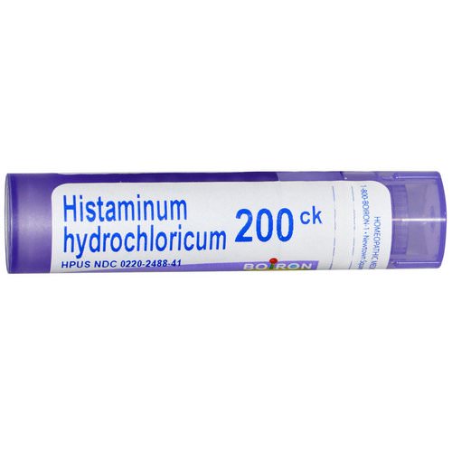 Boiron, Single Remedies, Histaminum Hydrochloricum, 200CK, 80 Pellets Review