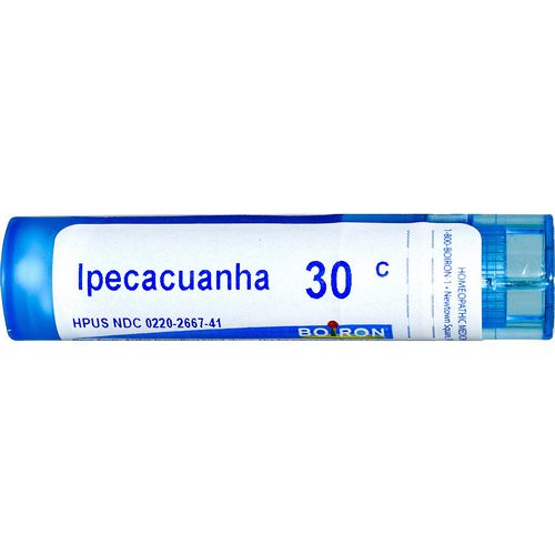 Boiron, Single Remedies, Ipecacuanha, 30C, Approx 80 Pellets Review