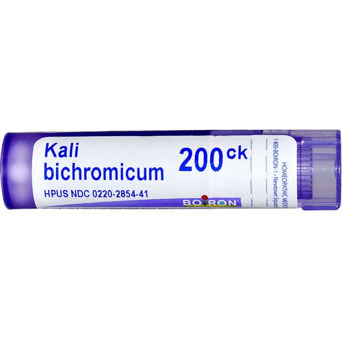 Boiron, Single Remedies, Kali Bichromicum, 200CK, Approx 80 Pellets Review