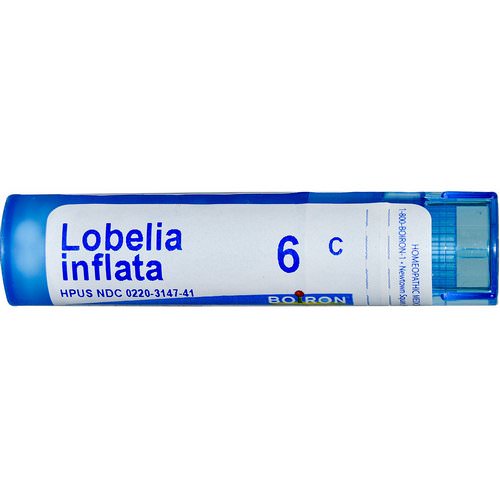 Boiron, Single Remedies, Lobelia Inflata, 6C, Approx 80 Pellets Review
