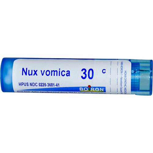 Boiron, Single Remedies, Nux Vomica, 30C, Approx 80 Pellets Review