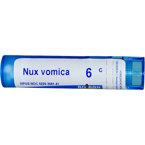 Boiron, Single Remedies, Nux Vomica, 6C, Approx 80 Pellets Review